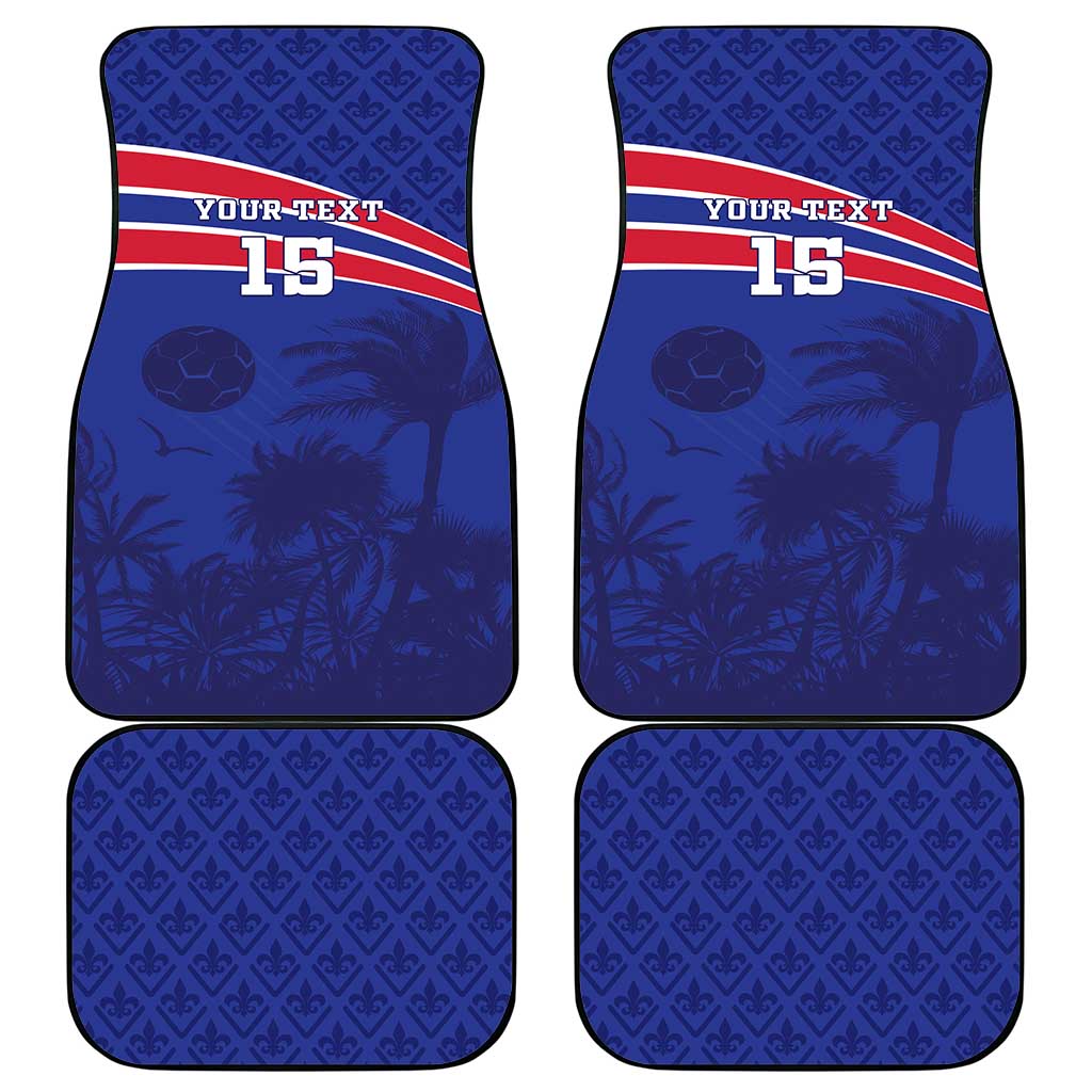 Custom Haiti Football Car Mats Go Champions Les Grenadiers - African Pride