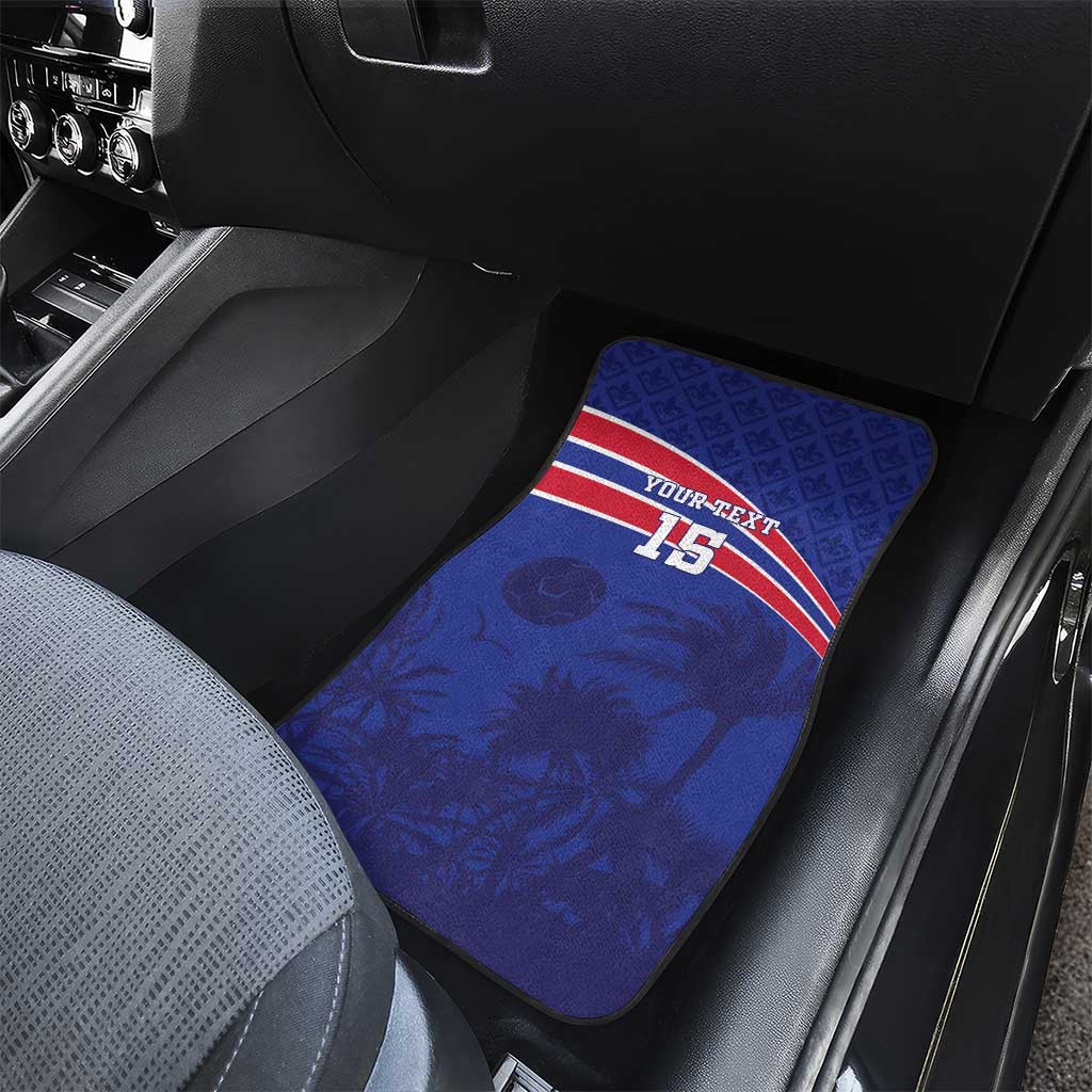 Custom Haiti Football Car Mats Go Champions Les Grenadiers - African Pride