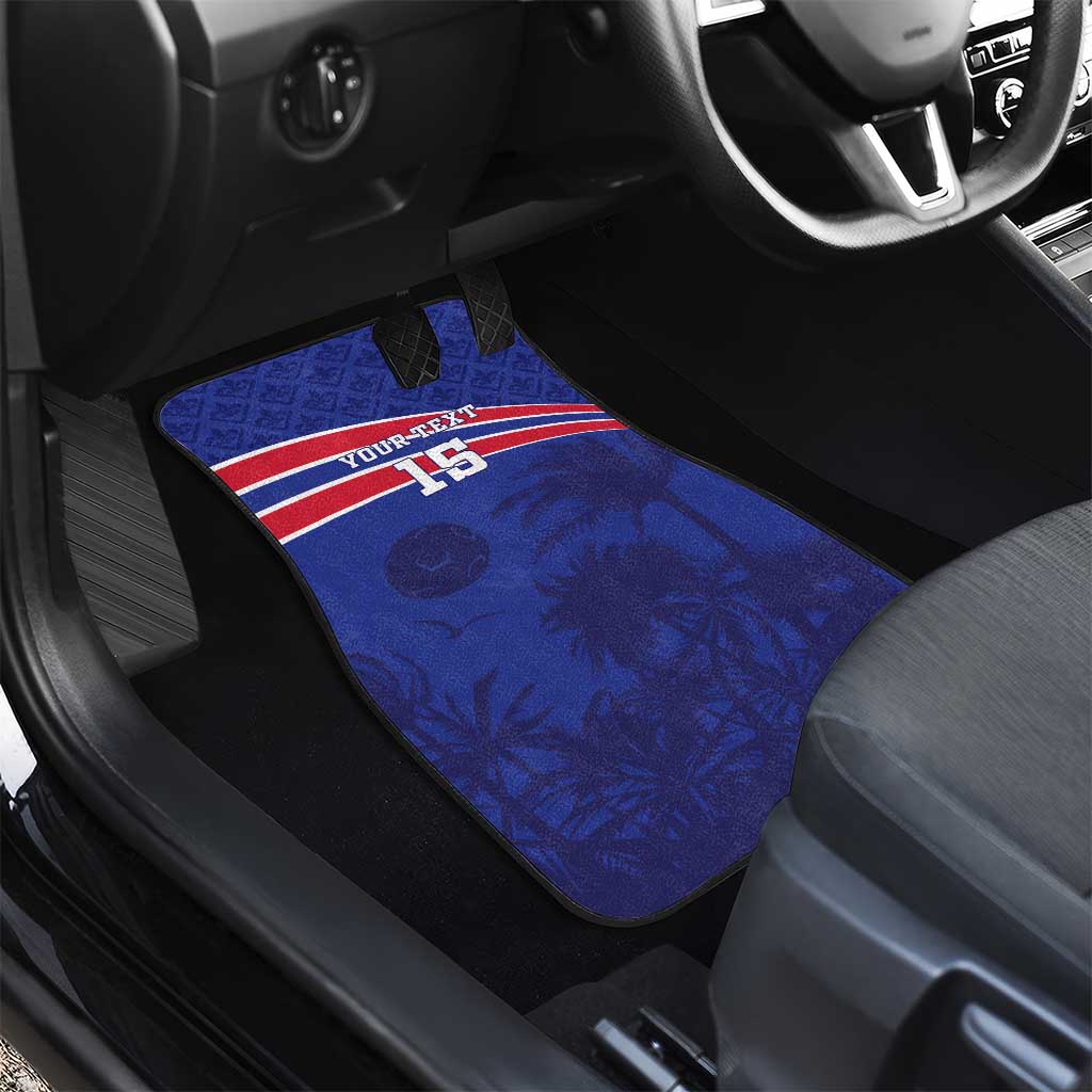 Custom Haiti Football Car Mats Go Champions Les Grenadiers - African Pride
