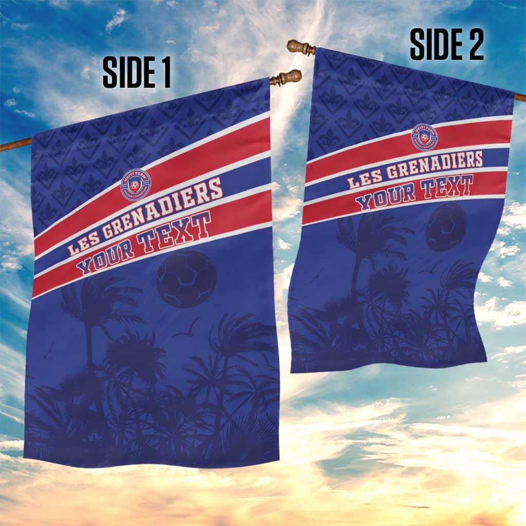 Custom Haiti Football Garden Flag Go Champions Les Grenadiers - African Pride