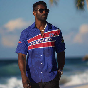 Custom Haiti Football Hawaiian Shirt Go Champions Les Grenadiers - African Pride