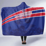 Custom Haiti Football Hooded Blanket Go Champions Les Grenadiers - African Pride