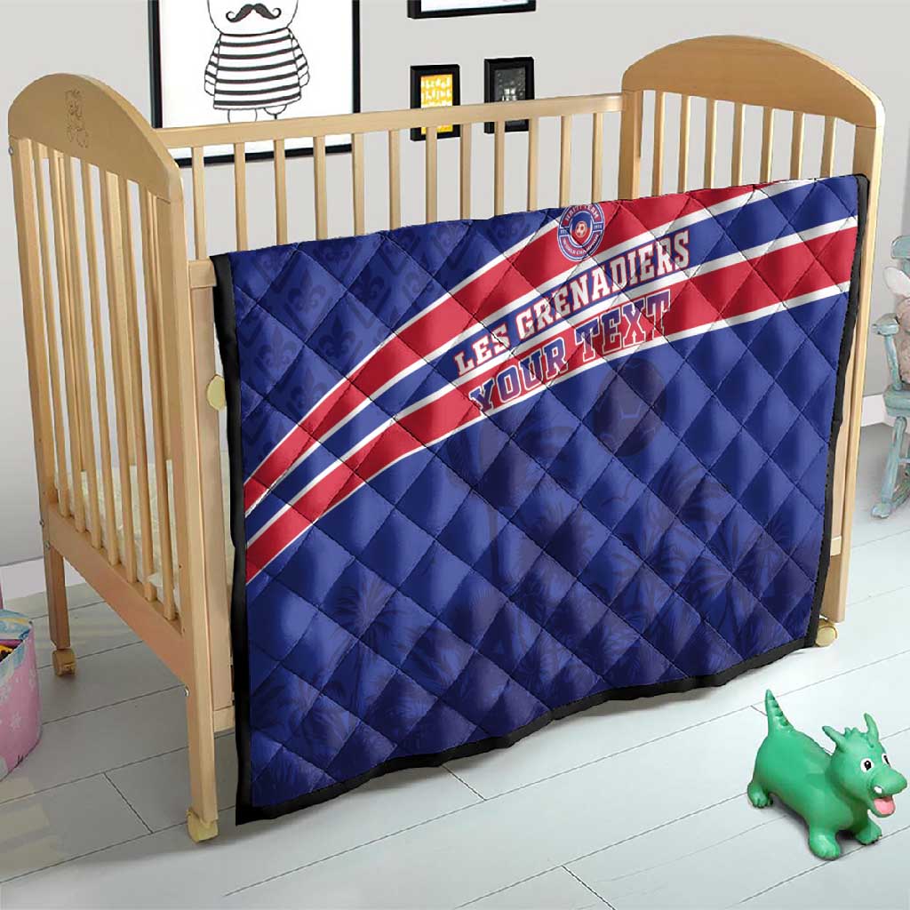 Custom Haiti Football Quilt Go Champions Les Grenadiers - African Pride
