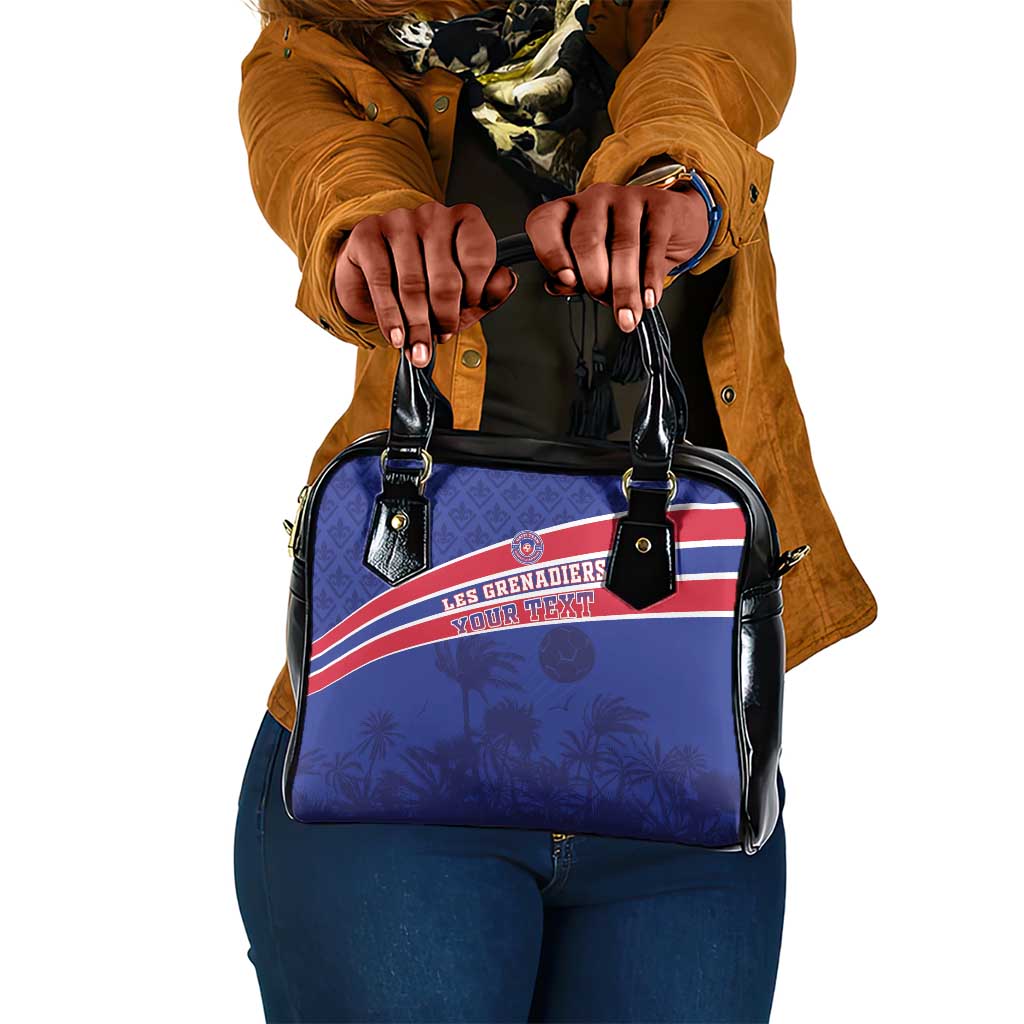 Custom Haiti Football Shoulder Handbag Go Champions Les Grenadiers - African Pride