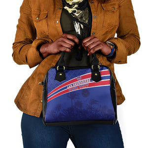 Custom Haiti Football Shoulder Handbag Go Champions Les Grenadiers - African Pride