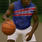 Custom Haiti Football Sleeveless Zip Hoodie Go Champions Les Grenadiers - African Pride