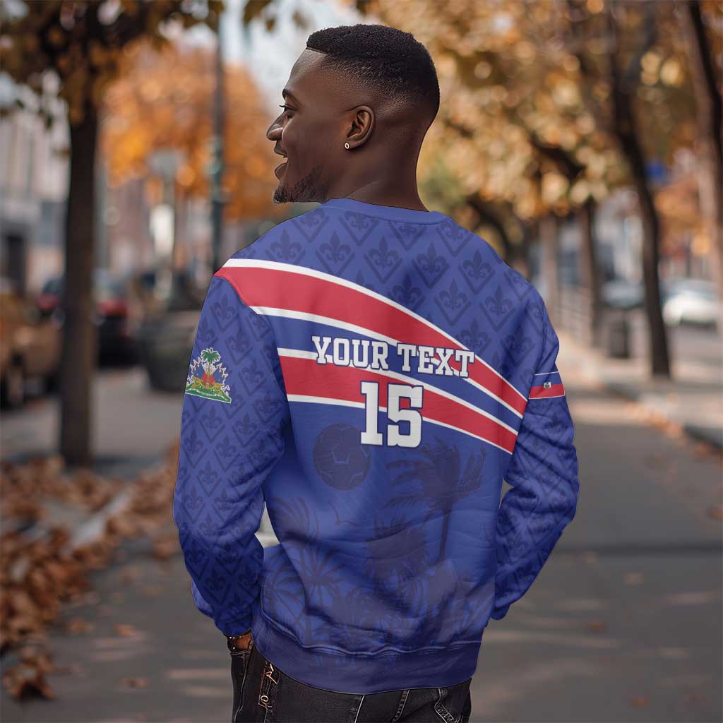 Custom Haiti Football Sweatshirt Go Champions Les Grenadiers - African Pride