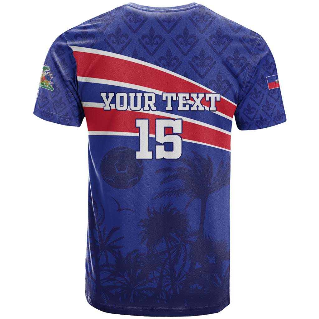 Custom Haiti Football T shirt Go Champions Les Grenadiers - African Pride
