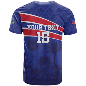 Custom Haiti Football T shirt Go Champions Les Grenadiers - African Pride