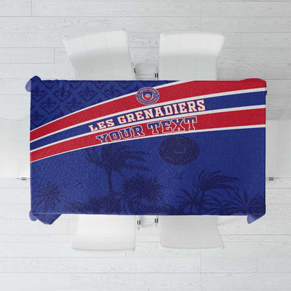 Custom Haiti Football Tablecloth Go Champions Les Grenadiers - African Pride