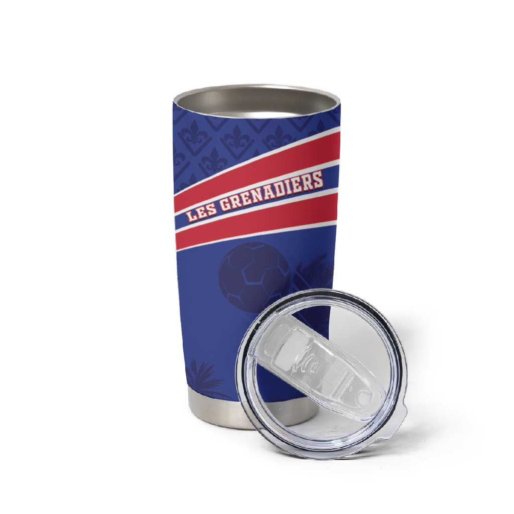 Custom Haiti Football Tumbler Cup Go Champions Les Grenadiers - undefined