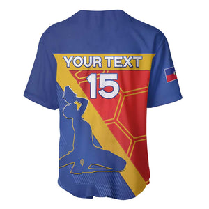 Custom Haiti Football Baseball Jersey Neg Marron - Road To World Cup 2026 - African Pride