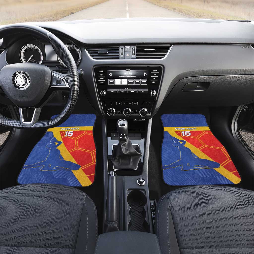 Custom Haiti Football Car Mats Neg Marron - Road To World Cup 2026 - African Pride
