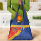 Custom Haiti Football Grocery Bag Neg Marron - Road To World Cup 2026 - African Pride