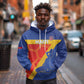 Custom Haiti Football Hoodie Neg Marron - Road To World Cup 2026 - African Pride