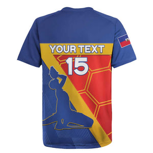 Custom Haiti Football Rugby Jersey Neg Marron - Road To World Cup 2026 - African Pride
