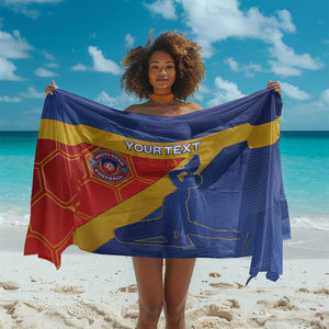 Custom Haiti Football Sarong Neg Marron - Road To World Cup 2026 - African Pride