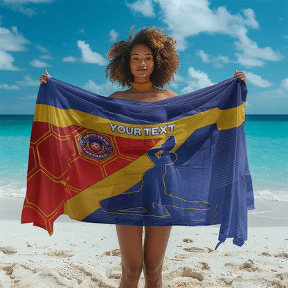 Custom Haiti Football Sarong Neg Marron - Road To World Cup 2026 - African Pride