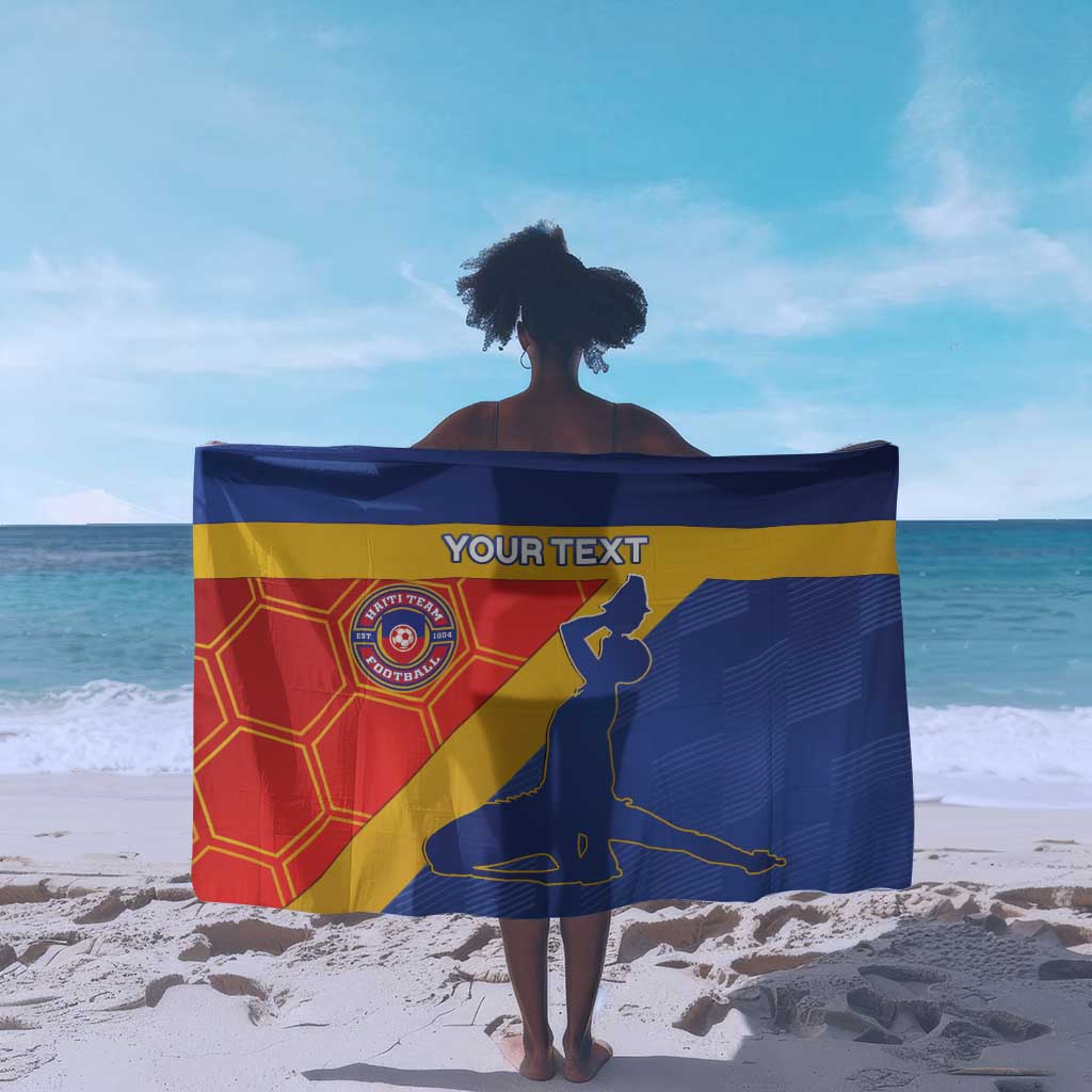 Custom Haiti Football Sarong Neg Marron - Road To World Cup 2026 - African Pride