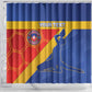 Custom Haiti Football Shower Curtain Neg Marron - Road To World Cup 2026 - African Pride