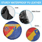 Custom Haiti Football Spare Tire Cover Neg Marron - Road To World Cup 2026 - African Pride