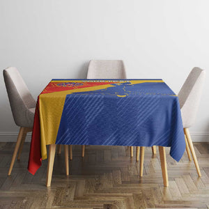 Custom Haiti Football Tablecloth Neg Marron - Road To World Cup 2026 - African Pride