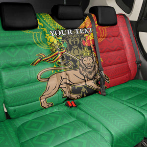 Personalised Afro Ethiopia Back Car Seat Cover Lion Of Judah - African Pattern