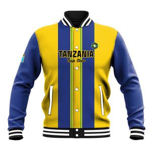 Custom Afro Tanzania Football Baseball Jacket We Are Champions