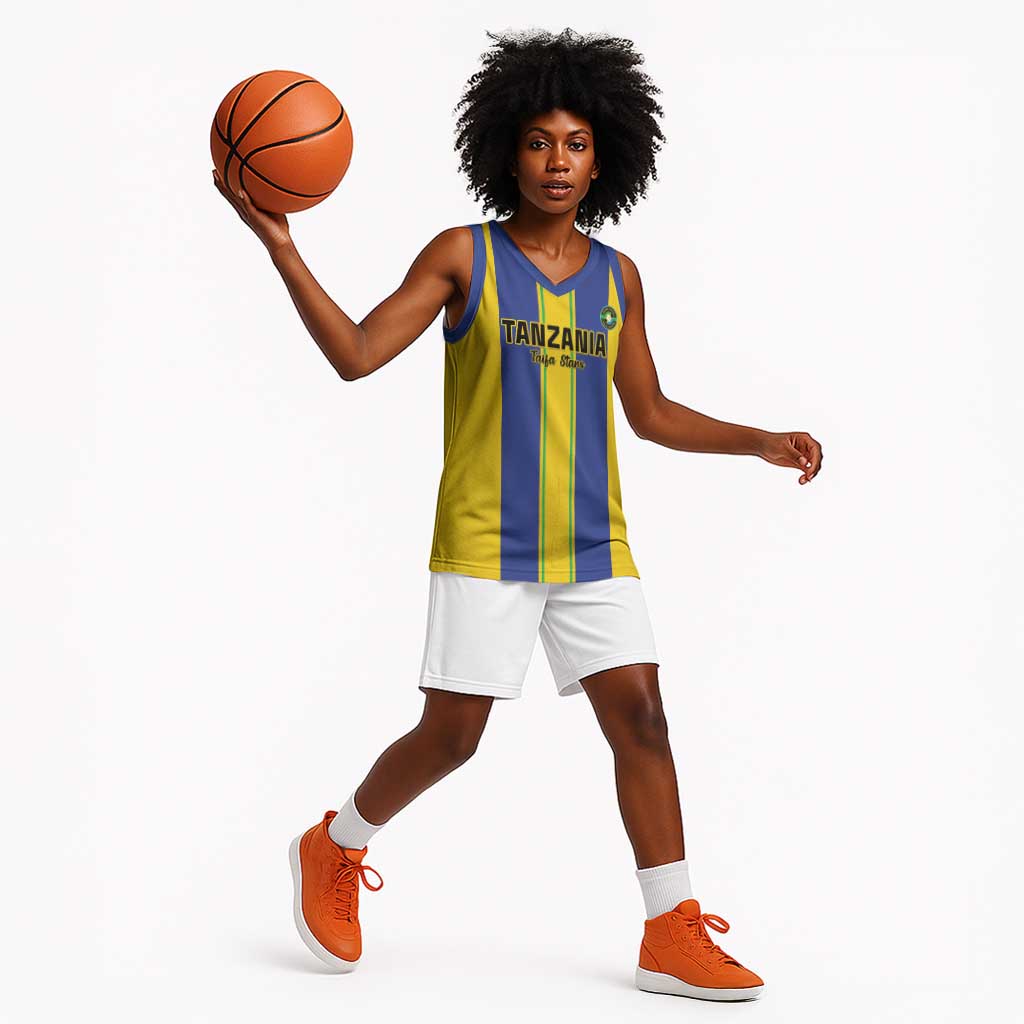 Custom Afro Tanzania Football Basketball Jersey We Are Champions LT15