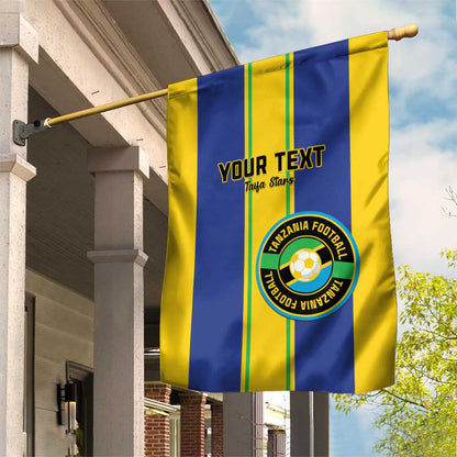 Custom Afro Tanzania Football Garden Flag We Are Champions