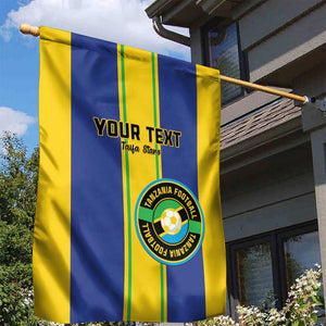 Custom Afro Tanzania Football Garden Flag We Are Champions