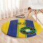 Custom Afro Tanzania Football Round Carpet We Are Champions