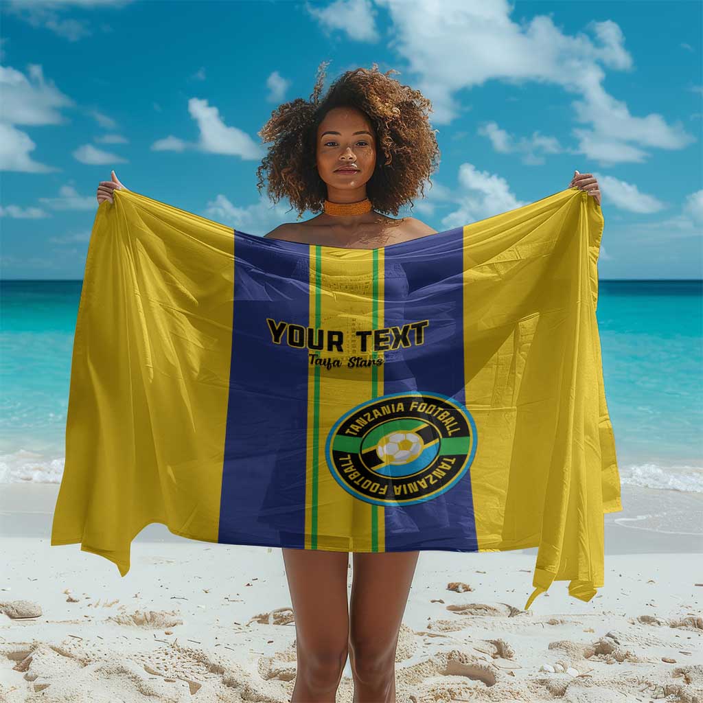 Custom Afro Tanzania Football Sarong We Are Champions