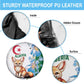 Afro Algeria Spare Tire Cover Fennec Fox With Blue Isris Flower
