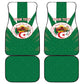 Personalised Afro Algeria Car Mats Coat Of Arms With Islamic Pattern