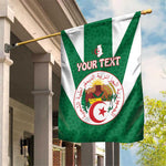 Personalised Afro Algeria Garden Flag Coat Of Arms With Islamic Pattern