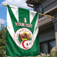 Personalised Afro Algeria Garden Flag Coat Of Arms With Islamic Pattern