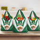 Personalised Afro Algeria Grocery Bag Coat Of Arms With Islamic Pattern