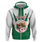 Personalised Afro Algeria Hoodie Coat Of Arms With Islamic Pattern