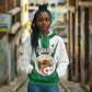 Personalised Afro Algeria Hoodie Coat Of Arms With Islamic Pattern