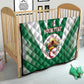 Personalised Afro Algeria Quilt Coat Of Arms With Islamic Pattern