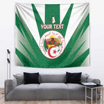 Personalised Afro Algeria Tapestry Coat Of Arms With Islamic Pattern