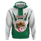 Personalised Afro Algeria Zip Hoodie Coat Of Arms With Islamic Pattern