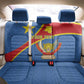 Personalised DR Congo Back Car Seat Cover Coat Of Arms With Map