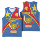 Personalised DR Congo Basketball Jersey Coat Of Arms With Map LT15