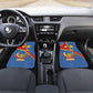 Personalised DR Congo Car Mats Coat Of Arms With Map