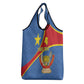 Personalised DR Congo Grocery Bag Coat Of Arms With Map