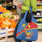 Personalised DR Congo Grocery Bag Coat Of Arms With Map