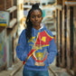 Personalised DR Congo Hoodie Coat Of Arms With Map