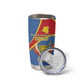 Personalised DR Congo Tumbler Cup Coat Of Arms With Map